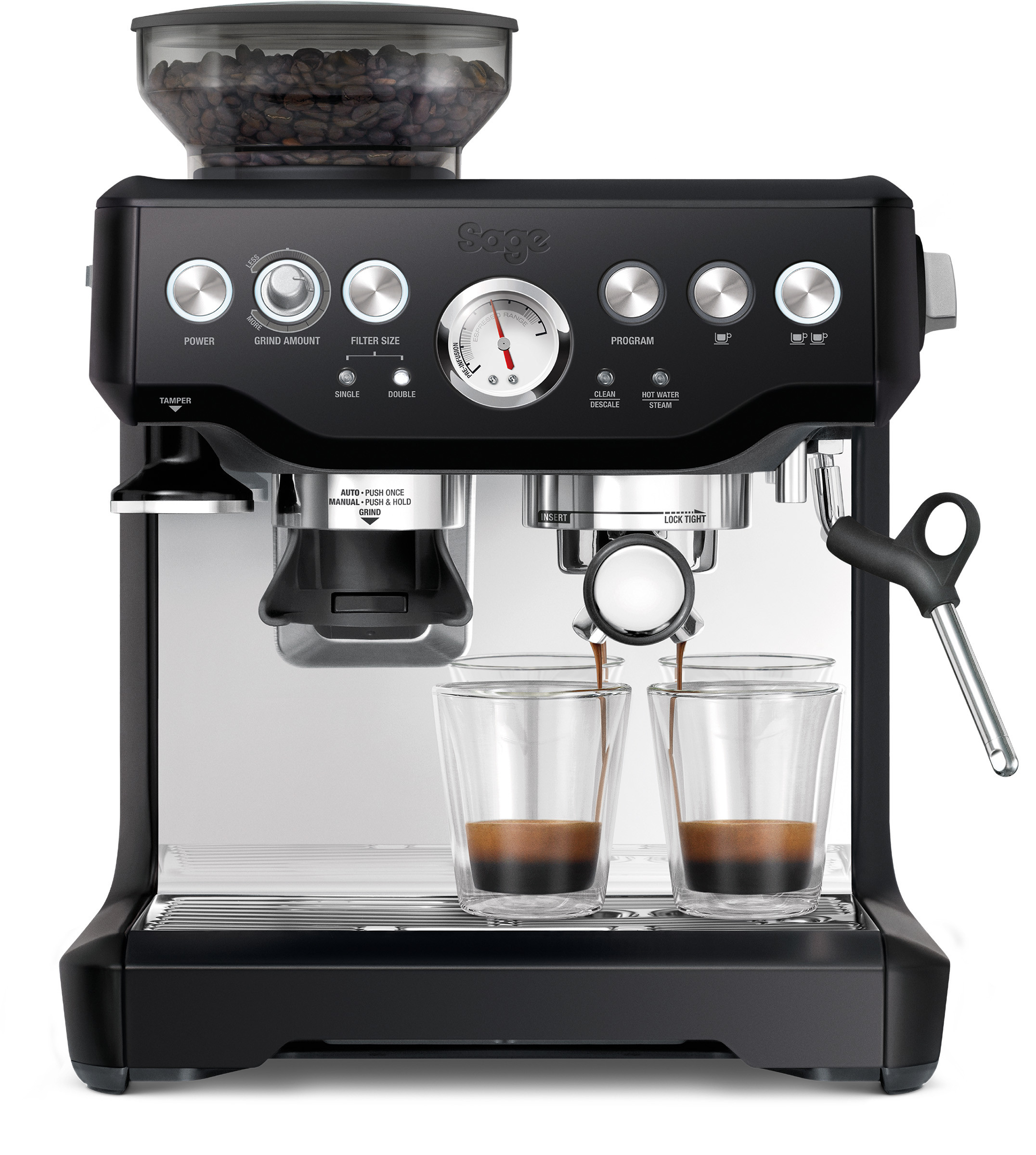 .Sage BES875BTR - The Barista Express  - Matt fekete